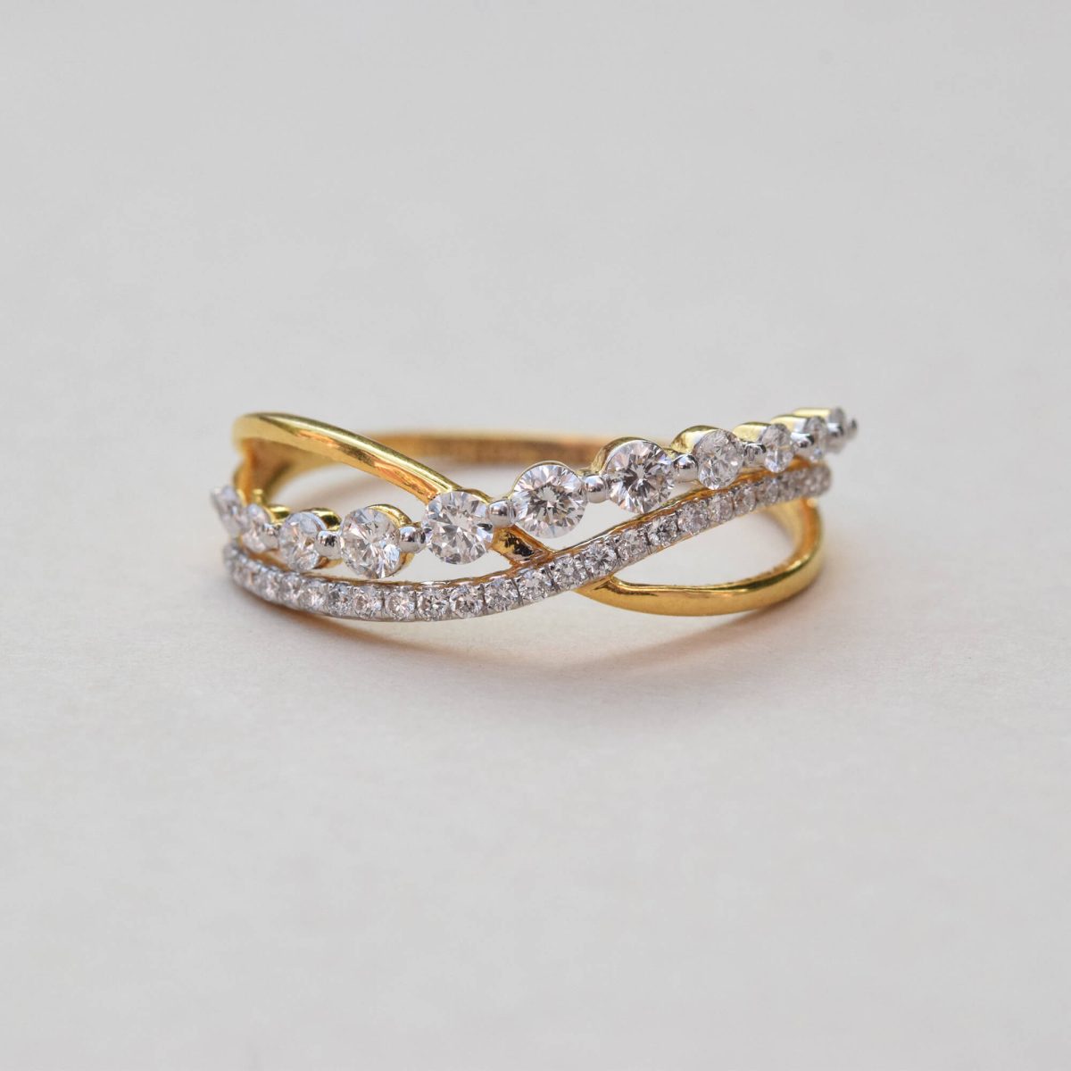 Diamond Cluster Wedding Ring