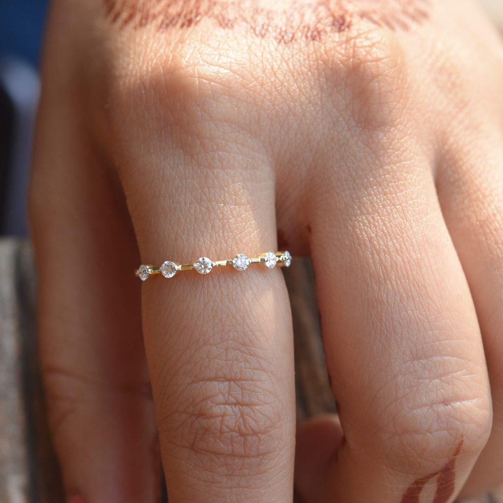 Diamond Stacking Ring