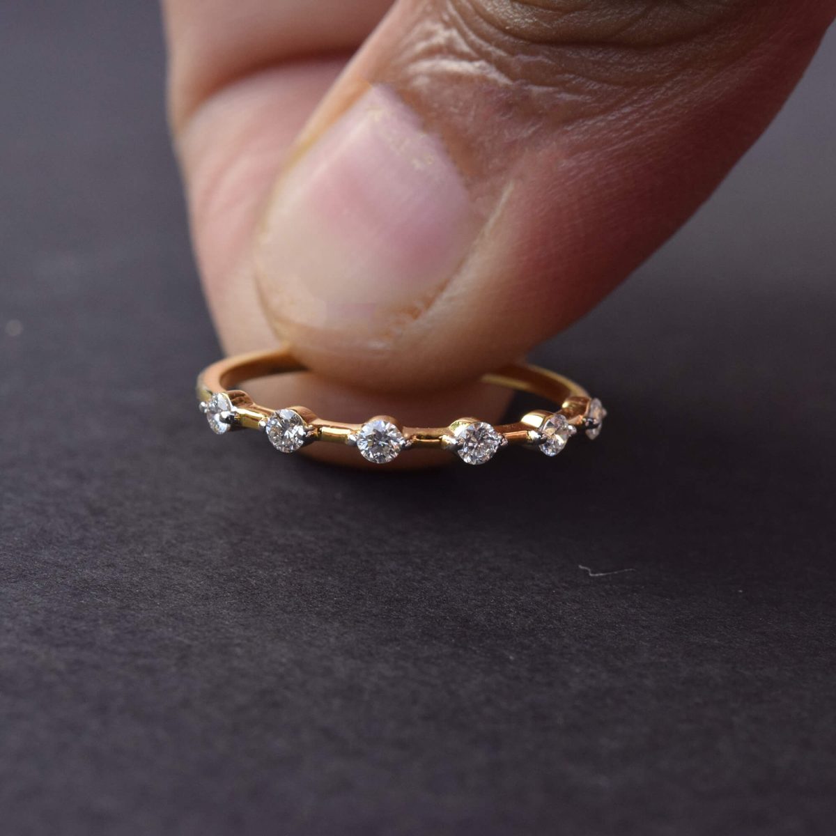 Diamond Stacking Ring
