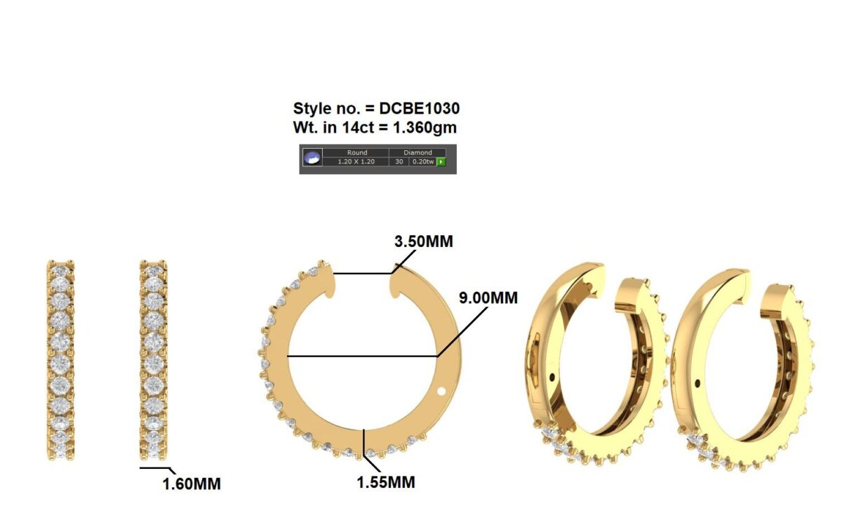 Custom listing for 14k 4 pcs 9mm inner cuff for Stephanie Brooks - Image 2